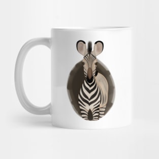 Cute Mountain Zebra Drawing Mug